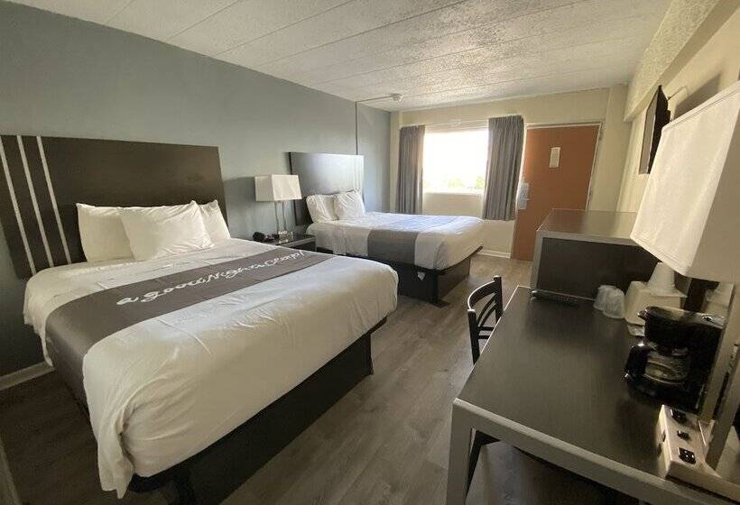 اتاق استاندارد با 2 تخت دوبل, Red Carpet Inn & Suites Atlantic City