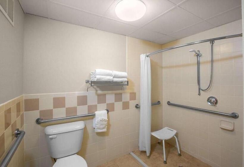 اتاق استاندارد با تخت بزرگ برای معلولان, Americinn By Wyndham Lincoln South