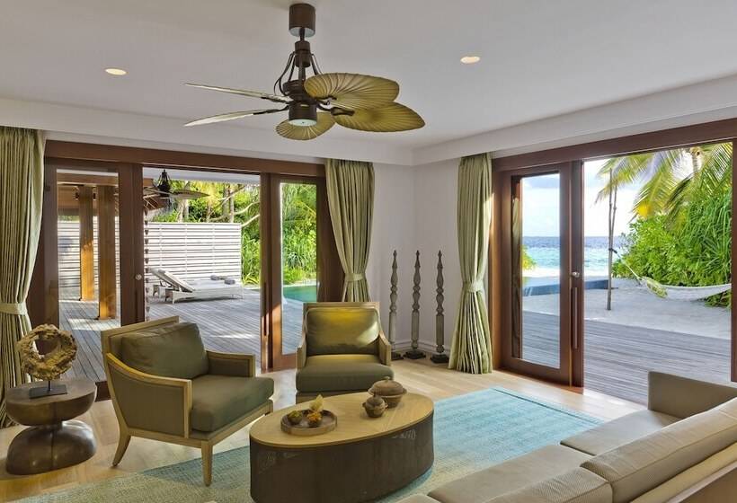 ویلای یک اتاق خوابه با استخر شنا, Dusit Thani Maldives