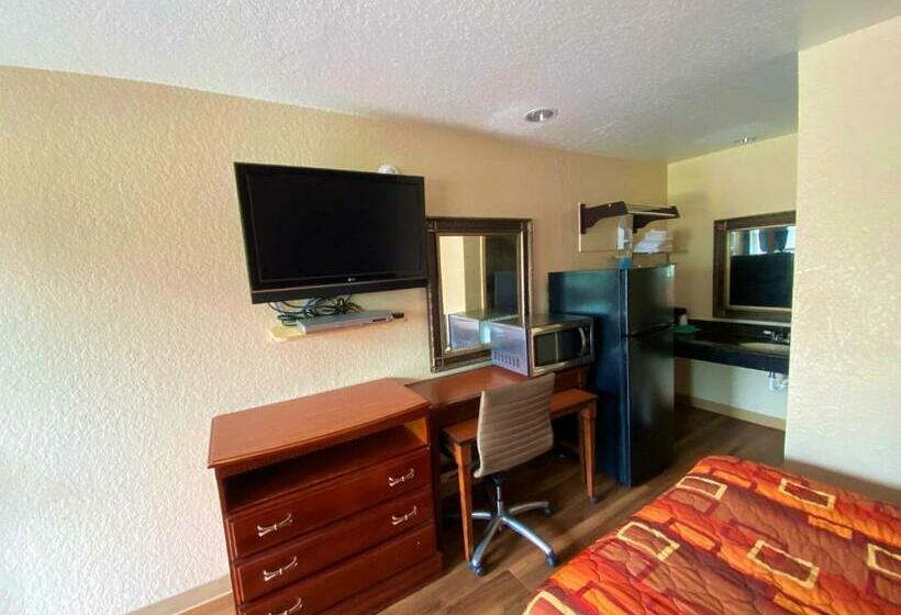 اتاق استاندارد با تخت بزرگ, Economy Lodge Texas City Refinery