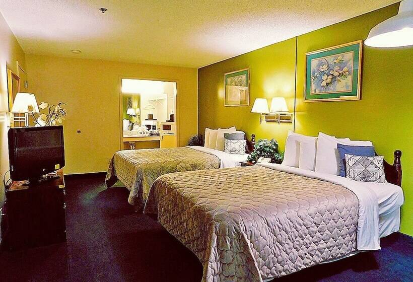اتاق استاندارد با 2 تخت دوبل, Americas Best Value Inn Rome
