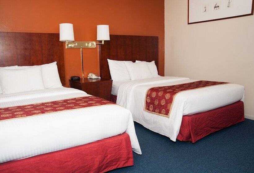 اتاق استاندارد با 2 تخت دوبل, Red Carpet Inn And Suites Plymouth