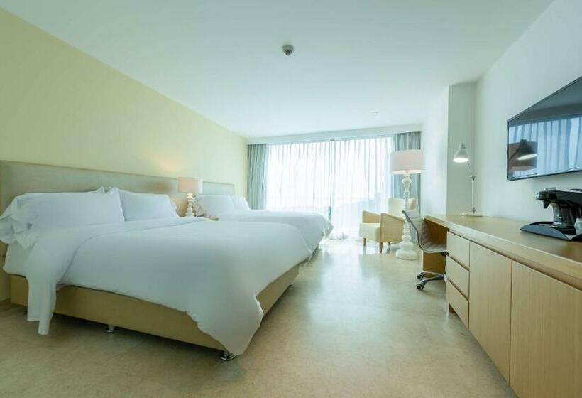 اتاق استاندارد با 2 تخت دوبل, Radisson Cartagena Ocean Pavillion