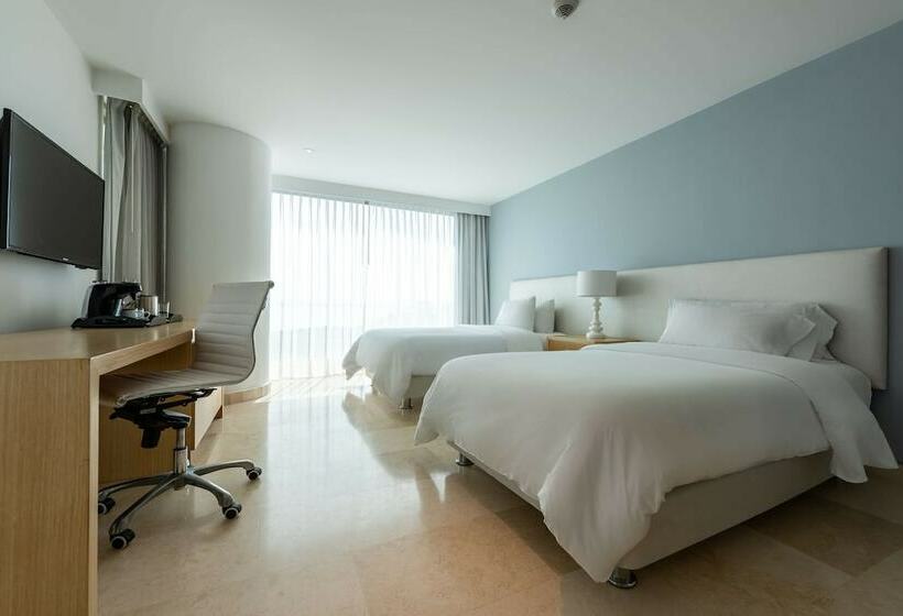 اتاق استاندارد با 2 تخت دوبل, Radisson Cartagena Ocean Pavillion
