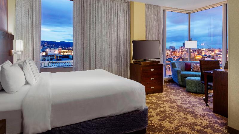 اتاق استاندارد با تخت بزرگ, Courtyard By Marriott Portland City Center