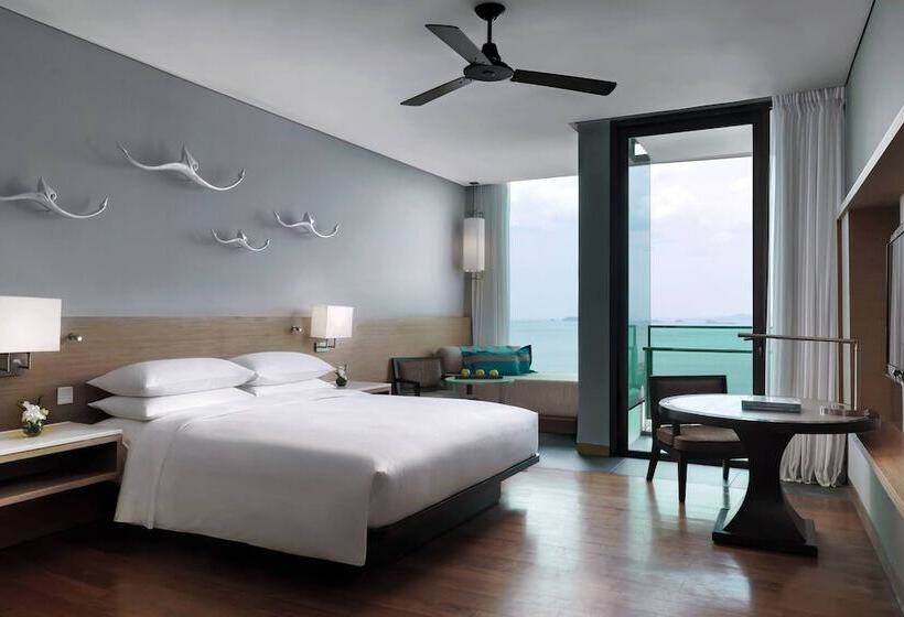 اتاق استاندارد با تخت دوبل و چشم‌انداز دریا, Rayong Marriott Resort & Spa