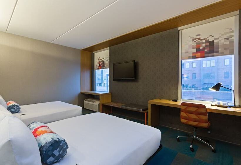 ２ダブルベッドのスタンダードルーム, Aloft Birmingham Soho Square