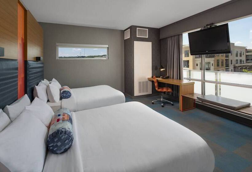 Standard Room 2 Double Beds, Aloft Birmingham Soho Square