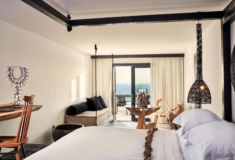 اتاق استاندارد با چشم‌انداز دریا, Myconian Utopia Relais & Chateaux
