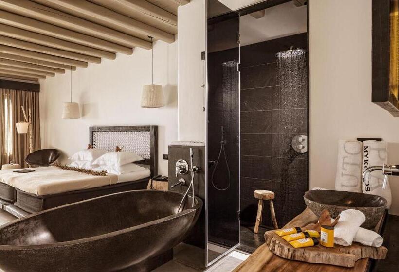سوییت با چشم‌انداز دریا, Myconian Utopia Relais & Chateaux