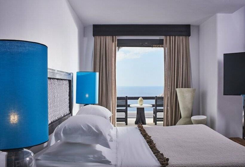اتاق استاندارد با چشم‌انداز دریا, Myconian Utopia Relais & Chateaux