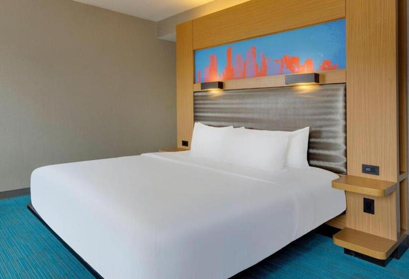 اتاق لوکس با تخت بزرگ, Aloft Hotel Milwaukee Downtown