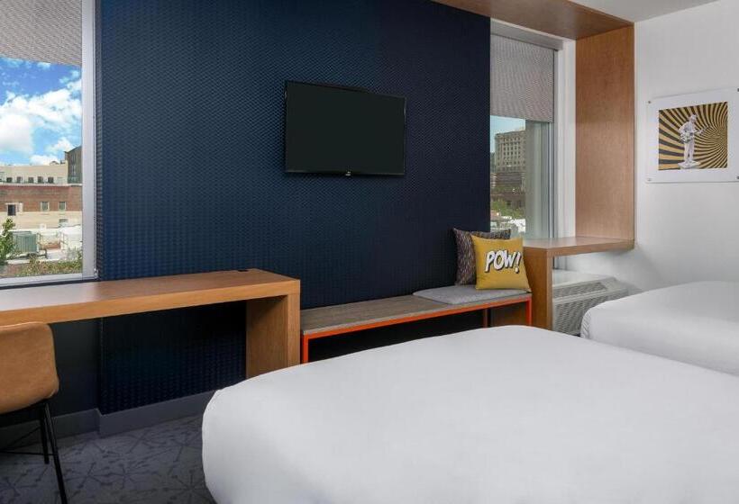 اتاق استاندارد با چشم‌انداز شهر, Aloft Asheville Downtown