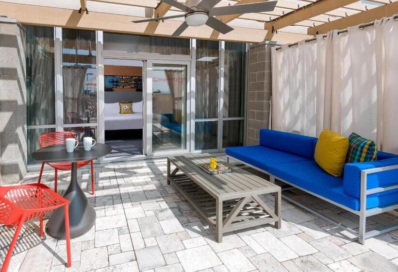 اتاق استاندارد با تخت بزرگ, Aloft Asheville Downtown