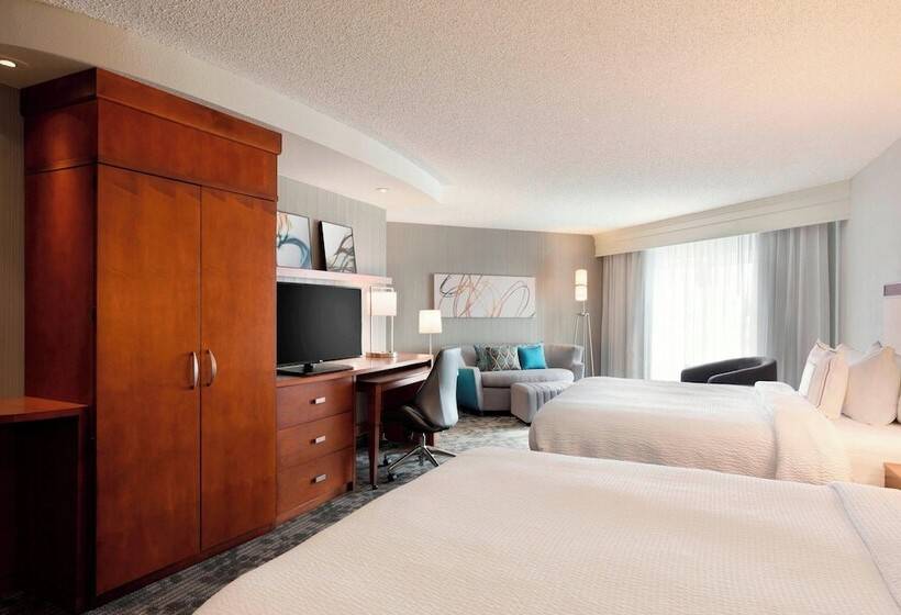 اتاق استاندارد با 2 تخت دوبل, Courtyard By Marriott Fort Smith Downtown