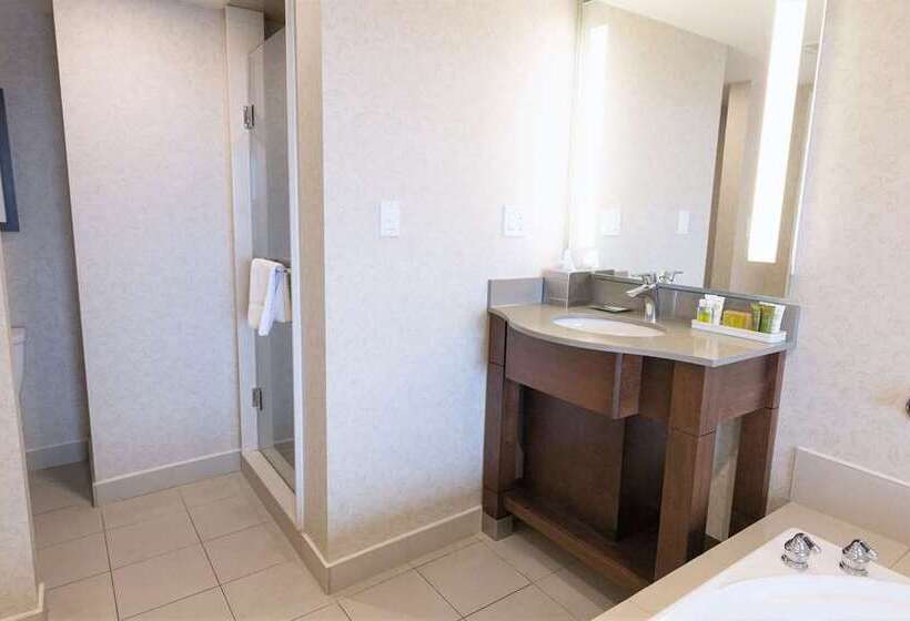 キングサイズベッドのスタンダードルーム, Mainport Hotel Rotterdam, A Hilton Affiliate