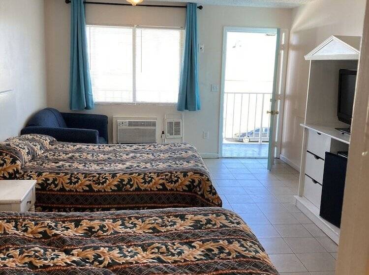 غرفه قياسيه سريرين مزدوجين, Surfside Motel   Seaside Heights