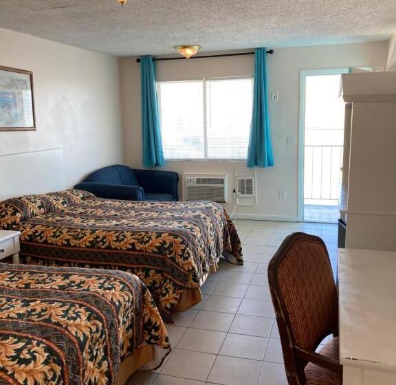 غرفه قياسيه سريرين مزدوجين, Surfside Motel   Seaside Heights