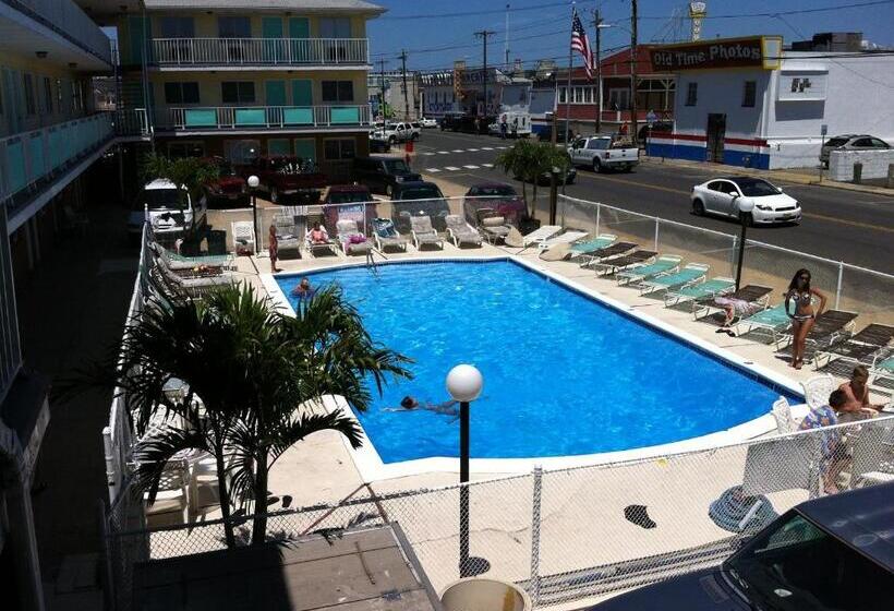 غرفه قياسيه سريرين مزدوجين, Surfside Motel   Seaside Heights