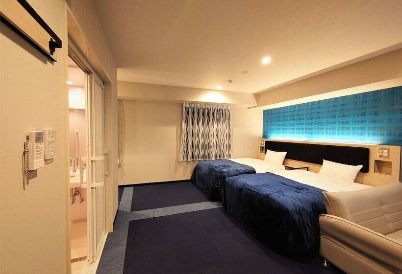 اتاق استاندارد با 2 تخت دوبل, Green Rich  Nagoyanishiki Artificial Hot Spring Futamata Yunohana