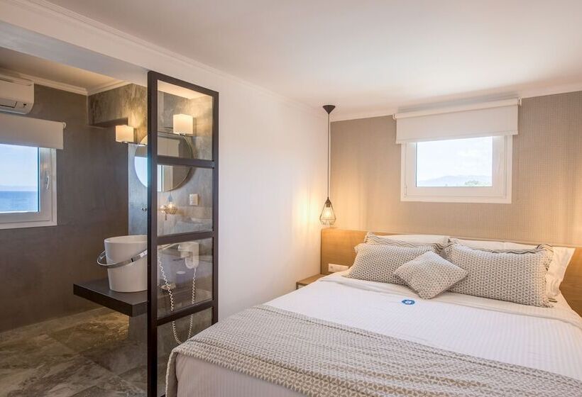 اتاق استاندارد با چشم‌انداز دریا, Antigoni Seaside Resort
