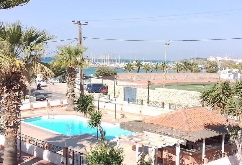 اتاق استاندارد با بالکن و چشم‌انداز دریا, Miranta Hotel   Apartments & Studios