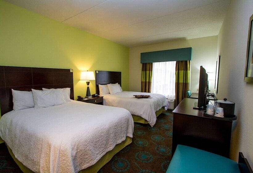 اتاق استاندارد با 2 تخت دوبل, Hampton Inn Fayetteville
