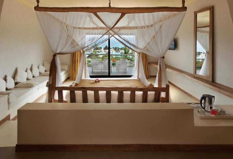 اتاق لوکس با چشم‌انداز دریا, Gold Zanzibar Beach House & Spa