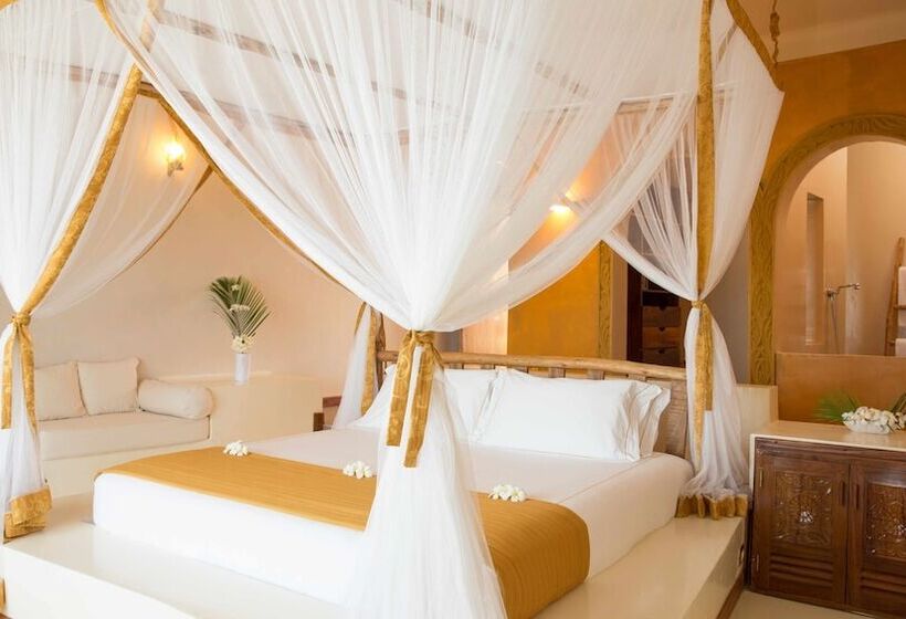 اتاق لوکس با چشم‌انداز باغ, Gold Zanzibar Beach House & Spa