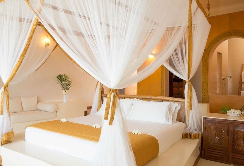 اتاق لوکس با چشم‌انداز باغ, Gold Zanzibar Beach House And Spa