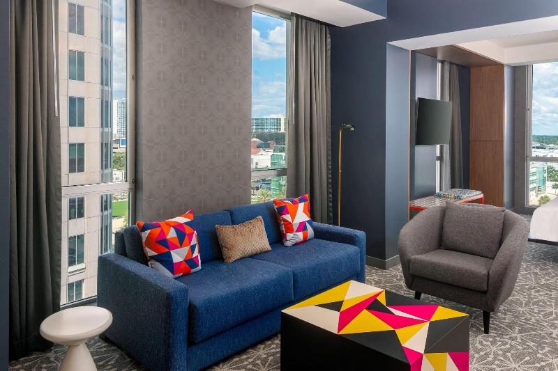 キングサイズベッドのスイートルーム, Aloft Orlando Downtown