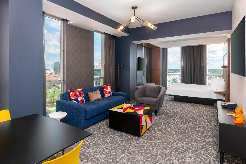 キングサイズベッドのスイートルーム, Aloft Orlando Downtown