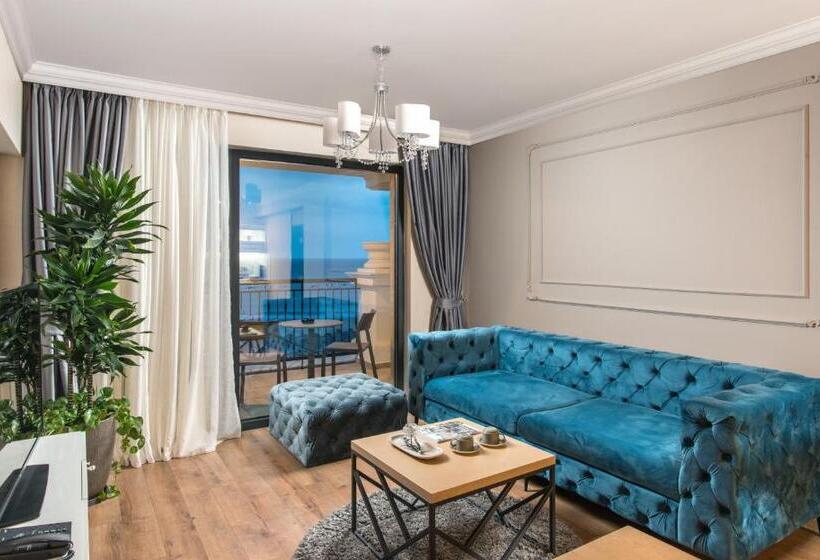 آپارتمان 1 خوابه با چشم‌انداز دریا, Casa Di Fiore Spa And Medical Hotel, Mineral Pools & Private Beach