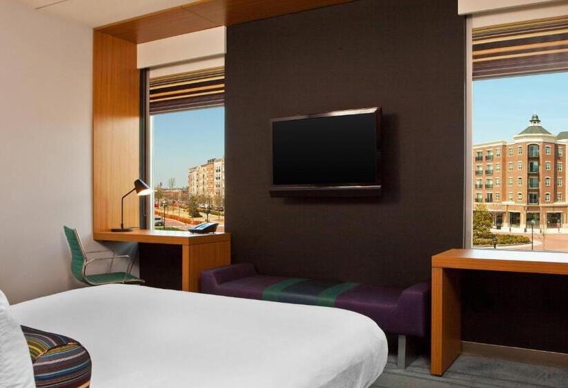 اتاق استاندارد با تخت بزرگ برای معلولان, Aloft Richmond West Short Pump