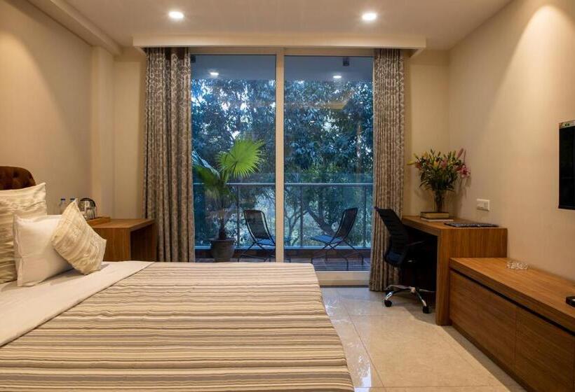 استودیو استاندارد با چشم‌انداز باغ, Perch Service Apartment Mg Road