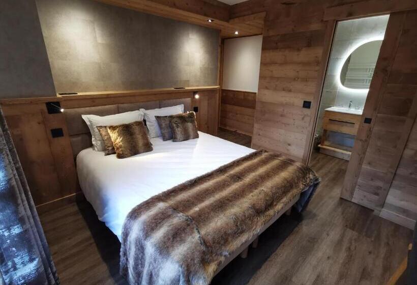 اتاق استاندارد با بالکن, Chalet Jardin D Angèle Chambres D Hôtes