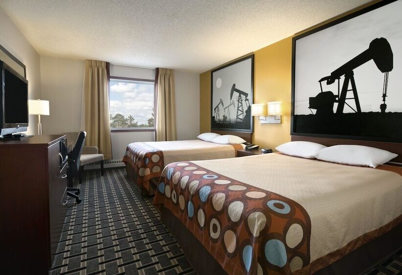 اتاق استاندارد با 2 تخت دوبل, Super 8 By Wyndham Fox Creek