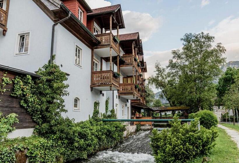 اتاق استاندارد با بالکن, Wohlfühlhotel Goiserer Mühle