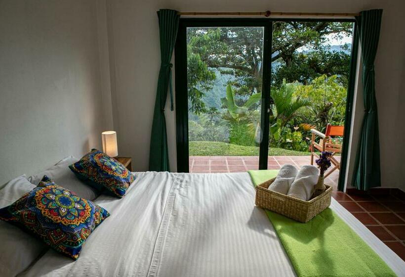 اتاق استاندارد با چشم‌انداز باغ, Ecohotel Monteverde