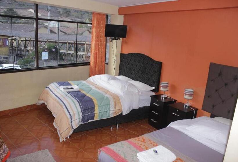 اتاق استاندارد با چشم‌انداز, Hostal Qorisonqo Inn Ollantaytambo