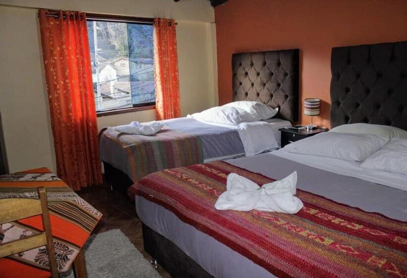 اتاق استاندارد با چشم‌انداز, Hostal Qorisonqo Inn Ollantaytambo
