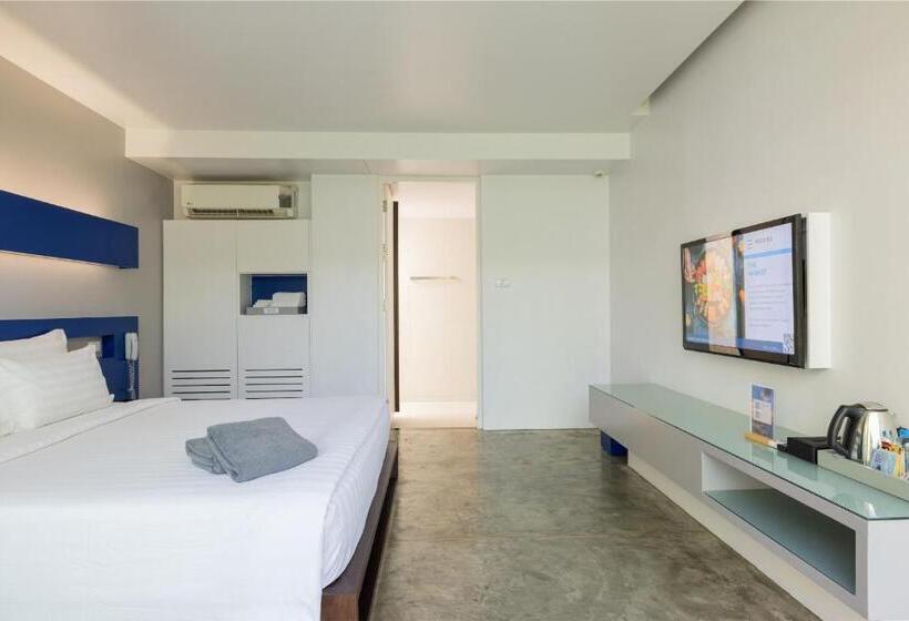 带露台的豪华间, Explorar Koh Phangan   Adults Only Resort And Spa