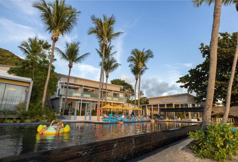 豪华海景房带阳台, Explorar Koh Phangan   Adults Only Resort And Spa