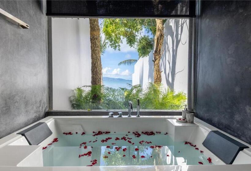 带1个卧室和海景的别墅, Explorar Koh Phangan   Adults Only Resort And Spa