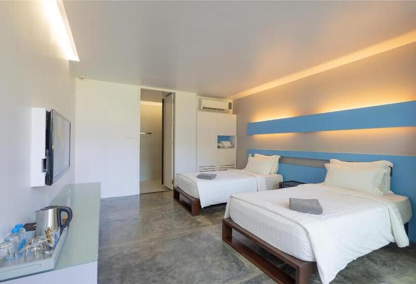 标准间带露台, Explorar Koh Phangan   Adults Only Resort And Spa