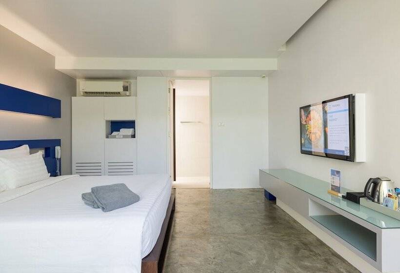 带露台的豪华间, Explorar Koh Phangan   Adults Only Resort And Spa