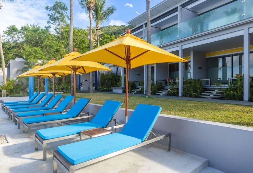 带泳池观景的豪华房, Explorar Koh Phangan   Adults Only Resort And Spa