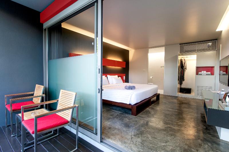 带露台的高档房间, Explorar Koh Phangan   Adults Only Resort And Spa