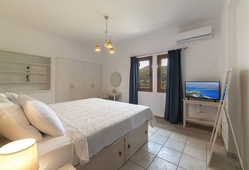 آپارتمان 1 خوابه با چشم‌انداز دریا, Elounda Heights