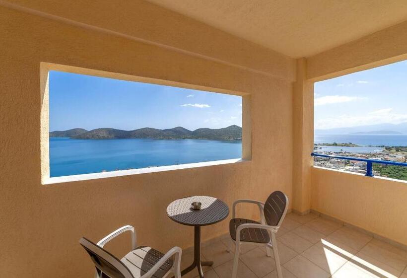 آپارتمان سوپریور 1 خوابه با چشم‌انداز دریا, Elounda Heights
